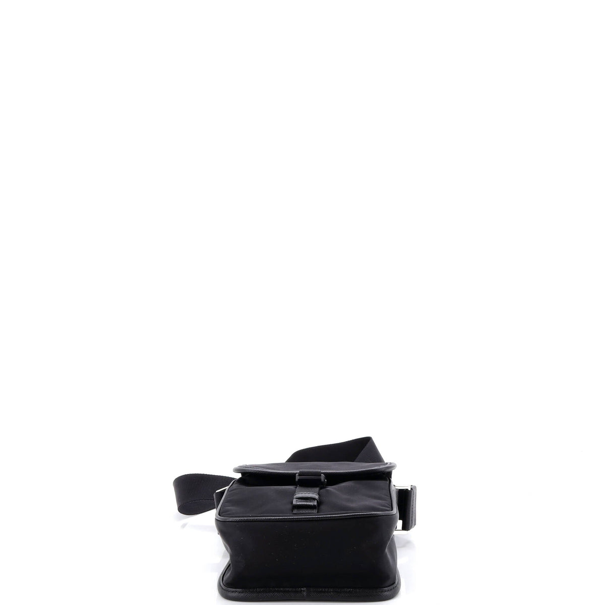 Logo Buckle Messenger Bag Nylon