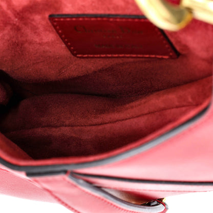 Saddle Handbag Leather Mini