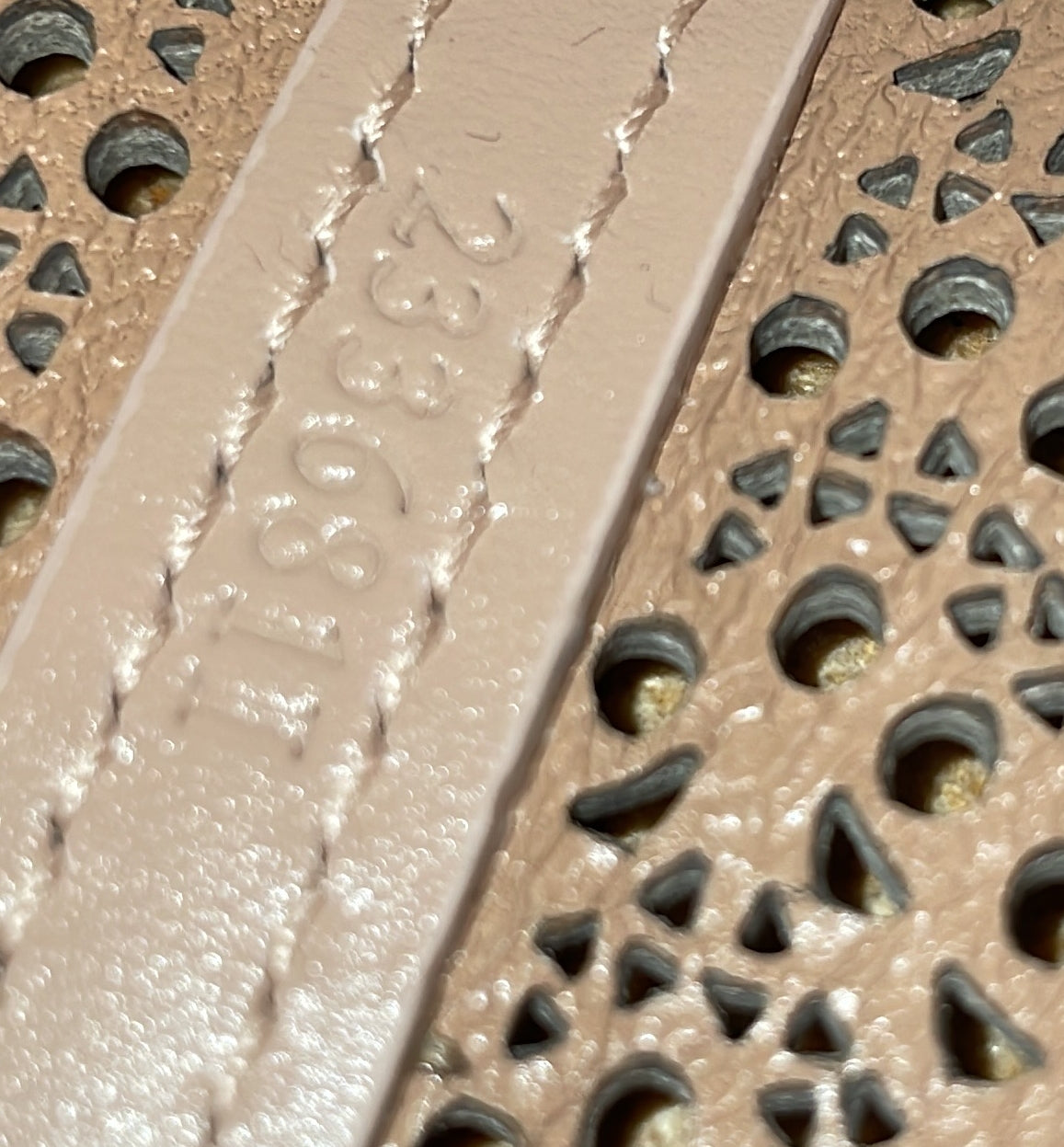 Mina Tote Laser Cut Leather Mini