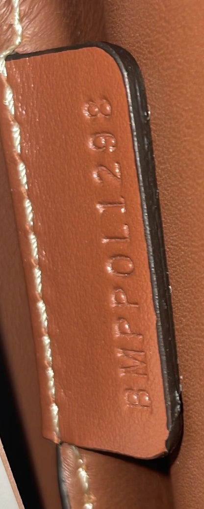 Pocket Tote Lizard Embossed Leather Medium