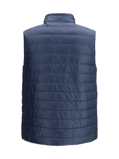 Reversible Gilet Teal/White