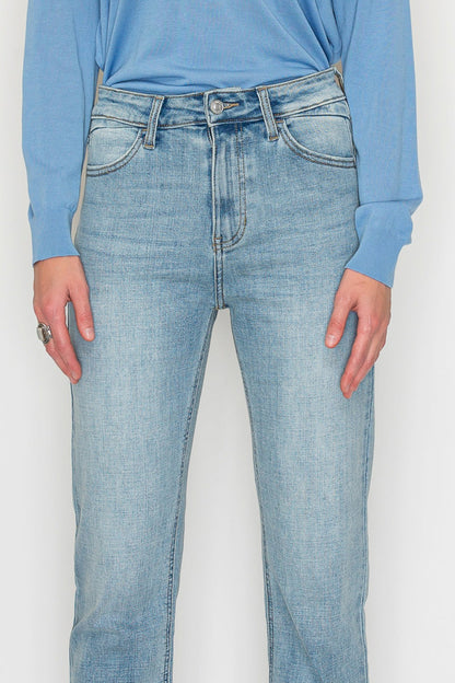 High Rise Straight Leg Jeans