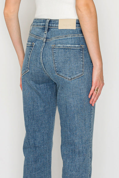 Sabine Tummy Control High Rise Slim Straight Jeans
