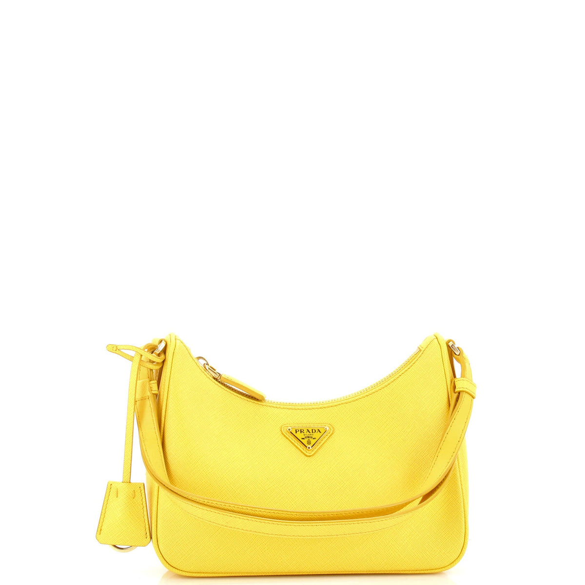 Re-Edition Hobo Saffiano Leather Mini