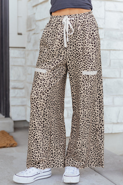 Threaded Pear Aitana Leg Terry Knit Pants