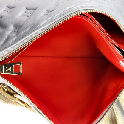 Coussin Bag Monogram Embossed Lambskin PM
