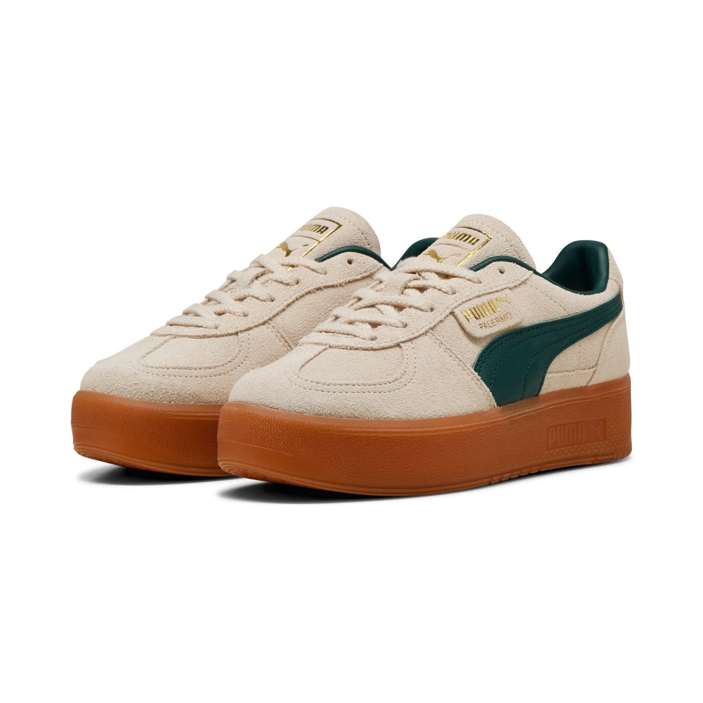 Puma Womens Palermo Elevata Alpine Snow Green Terrain