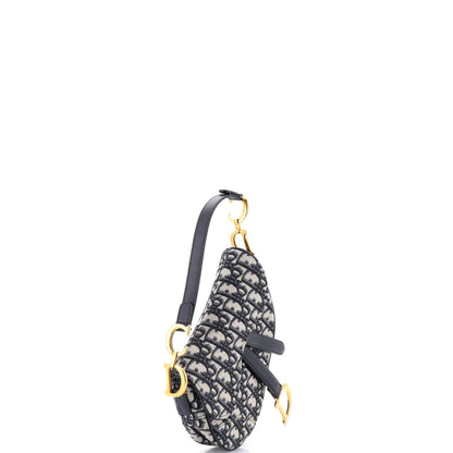 Saddle Handbag Oblique Canvas Mini