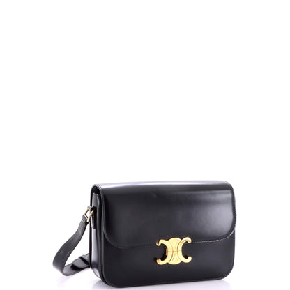 Triomphe Shoulder Bag Smooth Calfskin Medium
