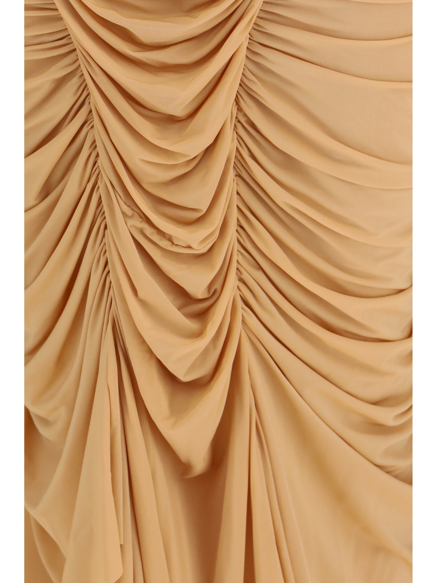 Draped Long Dress Pink