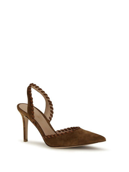 Suede Pumps Luggage/Sedona