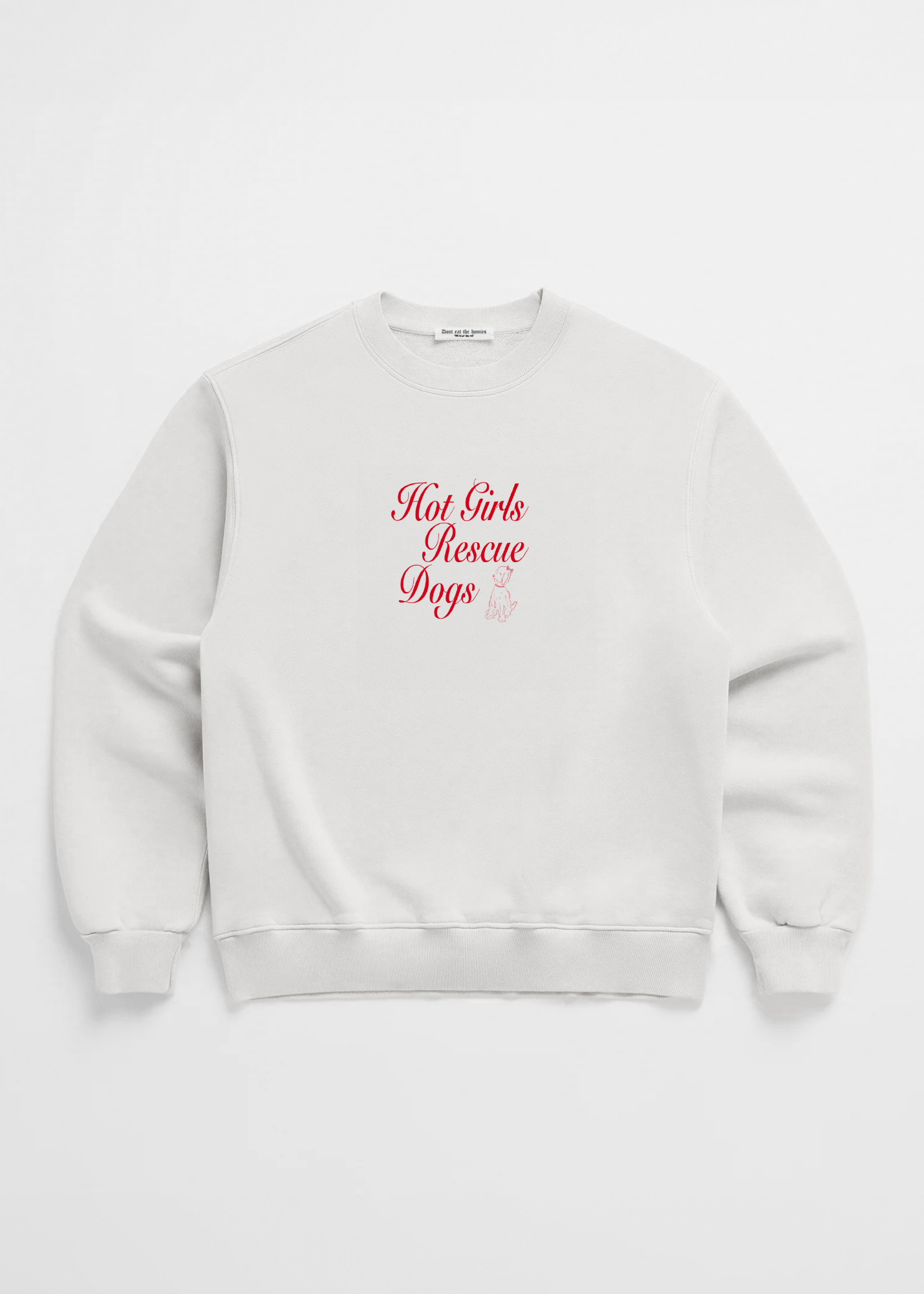 Hot Girls Rescue Dogs Crewneck
