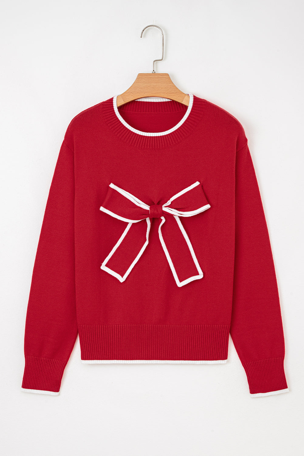 Threaded Pear Malaysia accent Holiday Cropped Sweater