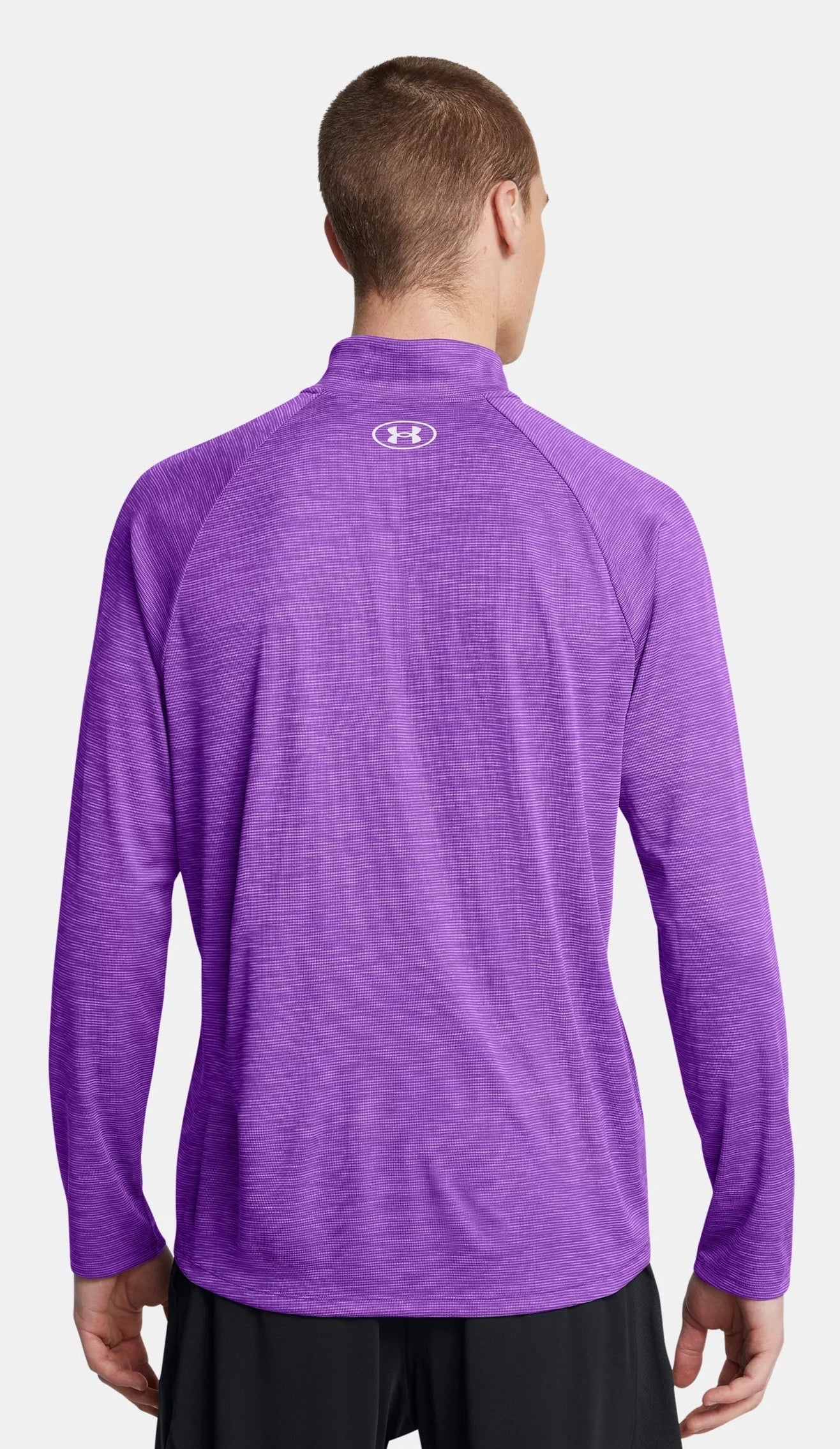 Under Armour Men's Long Sleeve Tech Textured 1/2 Zip High Neck Long Sleeve Shirts