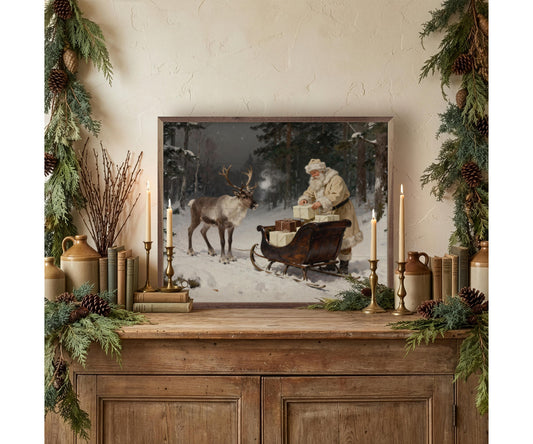 Kendrick Home Santa's Sleigh In The Timber