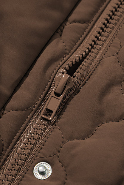 Threaded Pear Evelyn Zip Up Winter Vest