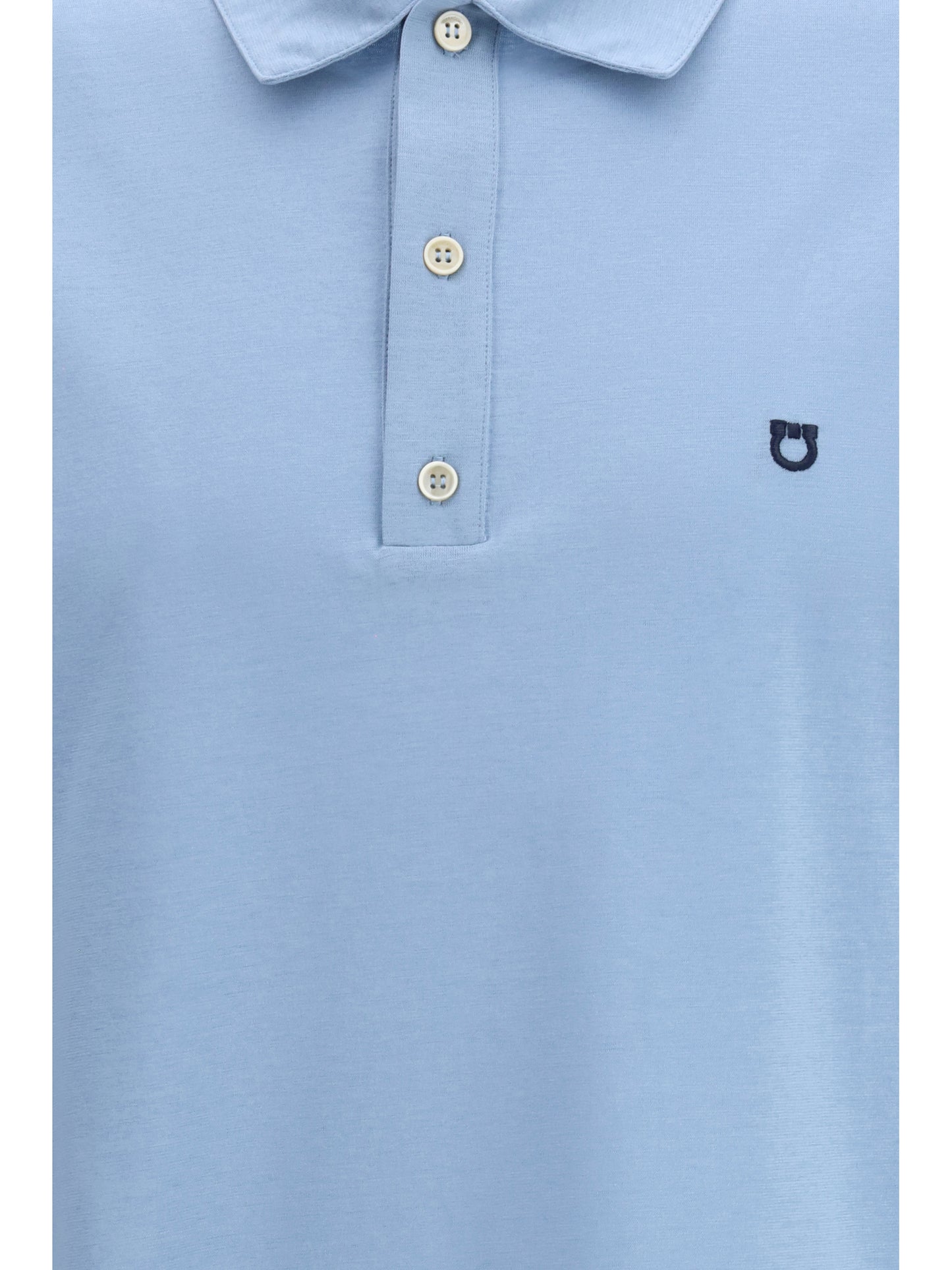 Polo Shirt Washed Denim