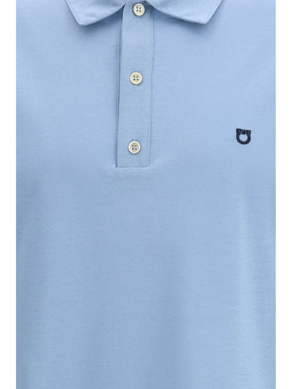 Polo Shirt Washed Denim