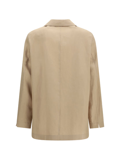 Jacket Wool-Cotton Beige