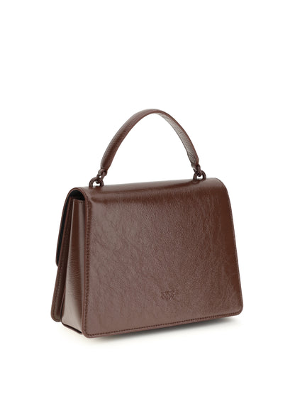 Handbag Love One Burgundy Leather