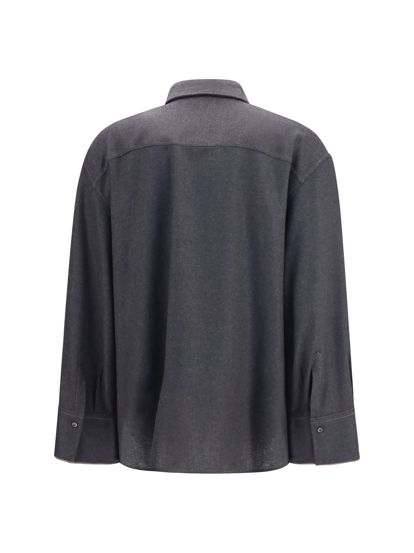 Shirt Virgin Wool Anthracite