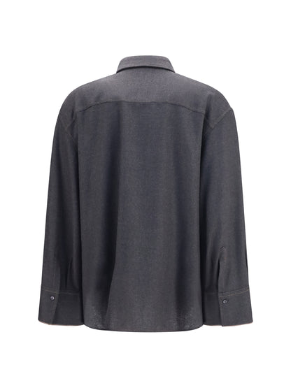 Shirt Virgin Wool Anthracite