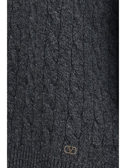 Sweater Virgin Wool Anthracite Melange
