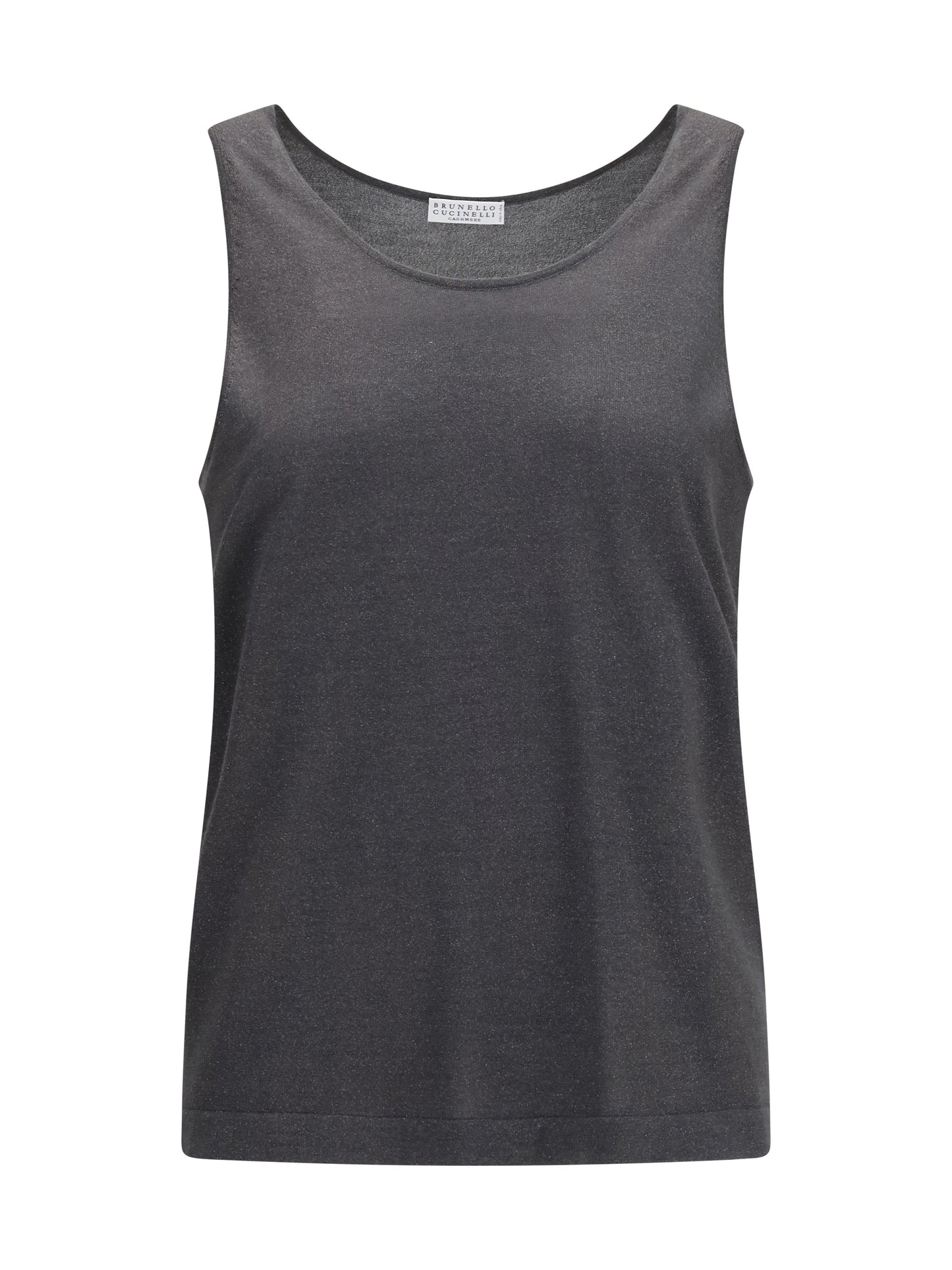 Knit Tank Top Lead Grey