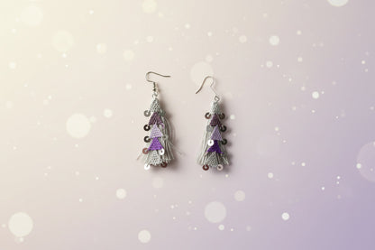 Handmade Crochet Tassel Dangle Earrings for Women