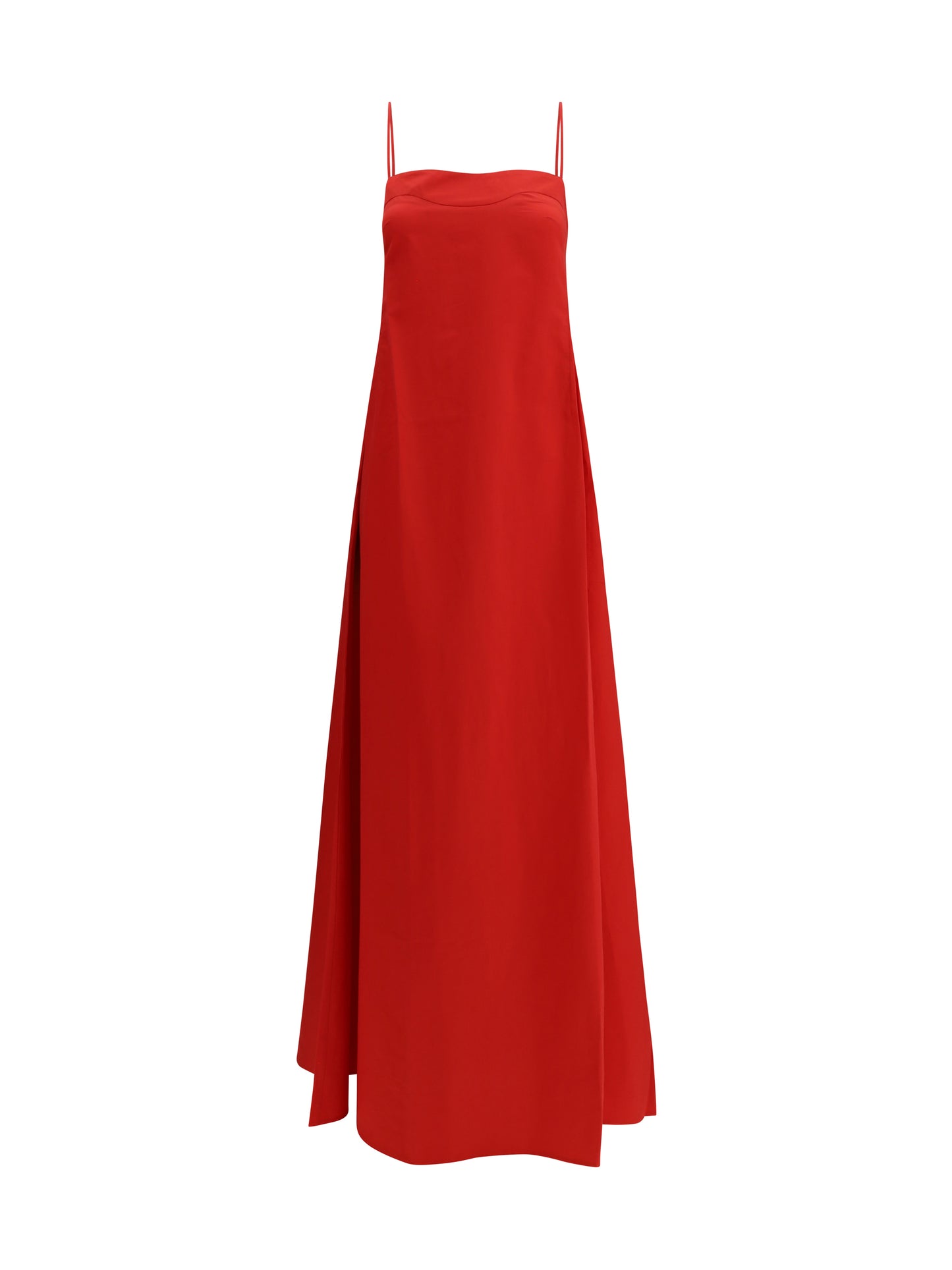 Taffeta Dress Lipstick Red