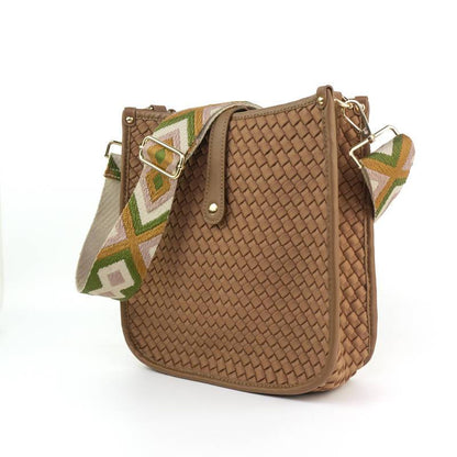 Threaded Pear Lea Woven Courier | Choose Your Strap
