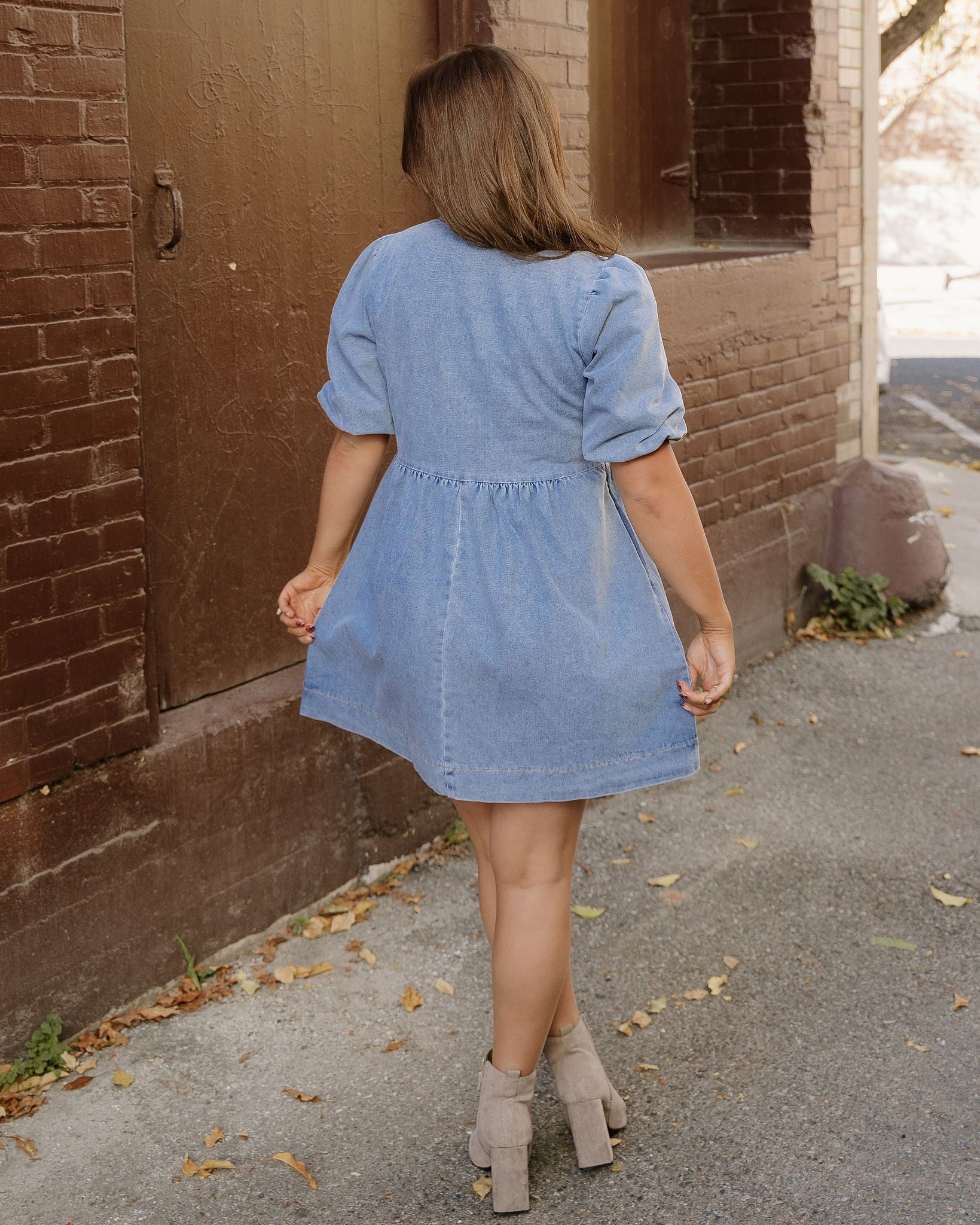 Fallon Denim Dress – Zulily