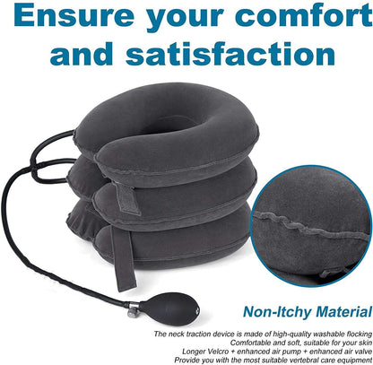 Cervical Traction Device Neck Support Pillow Adjustable Neck Stretcher