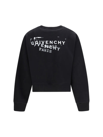 Sweatshirt Brushed Fabric Black