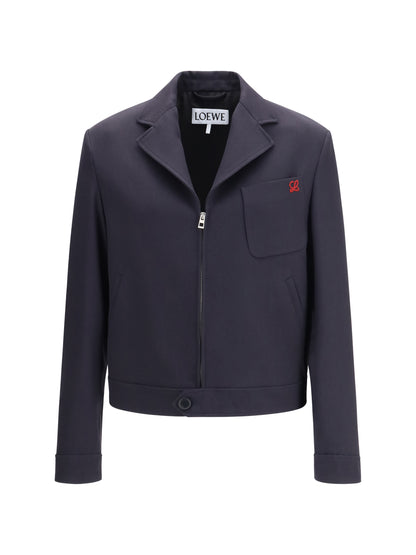 Jacket Cavalry Wool Dark Navy Blue