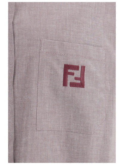 Shirt Oxford Cotton Burgundy
