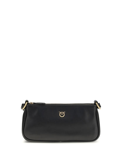 Shoulder Bag Mini Half Moon Black/Antique Gold