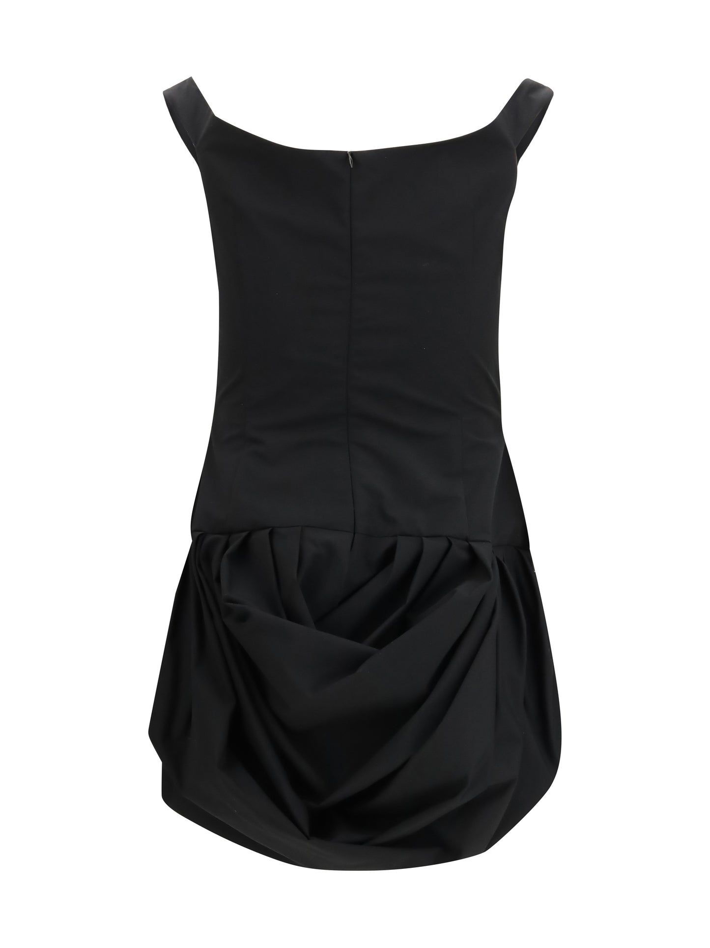 Dress Off-Shoulder Puff Skirt Black