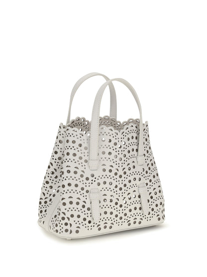 Handbag Mina Calf Leather Off-White