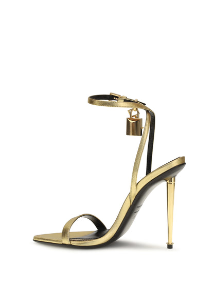 Sandals Lambskin Gold