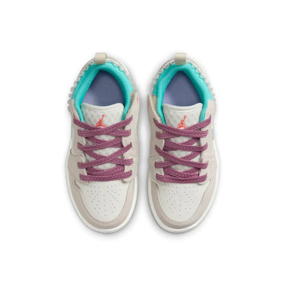 [fq8093-100] Preschool Air Jordan Retro 1 Low Alt Se 'sail Legend Light Brown'