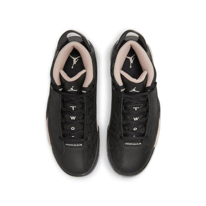 [dv1360-021] Grade School Air Jordan Dub Zero 'black White Fossil Stone'