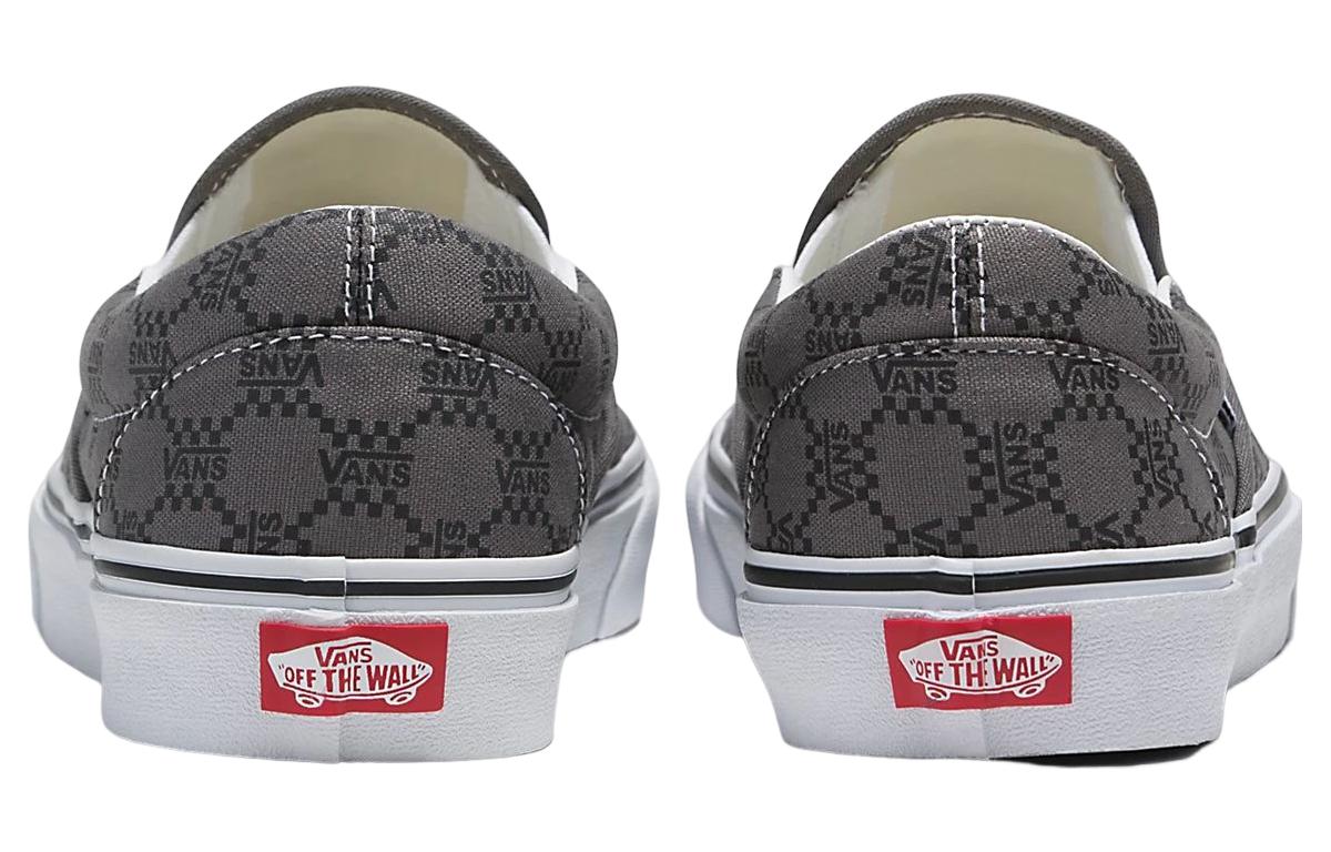 [vn0a7q5dpwt] Mens Vans Classic Slip-on - Monogram Pewter