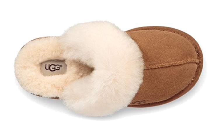 Youth UGG Cozy II Slippers - Chestnut