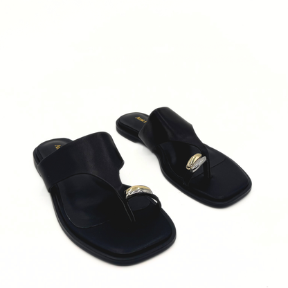 Cece Thong Sandals - Black