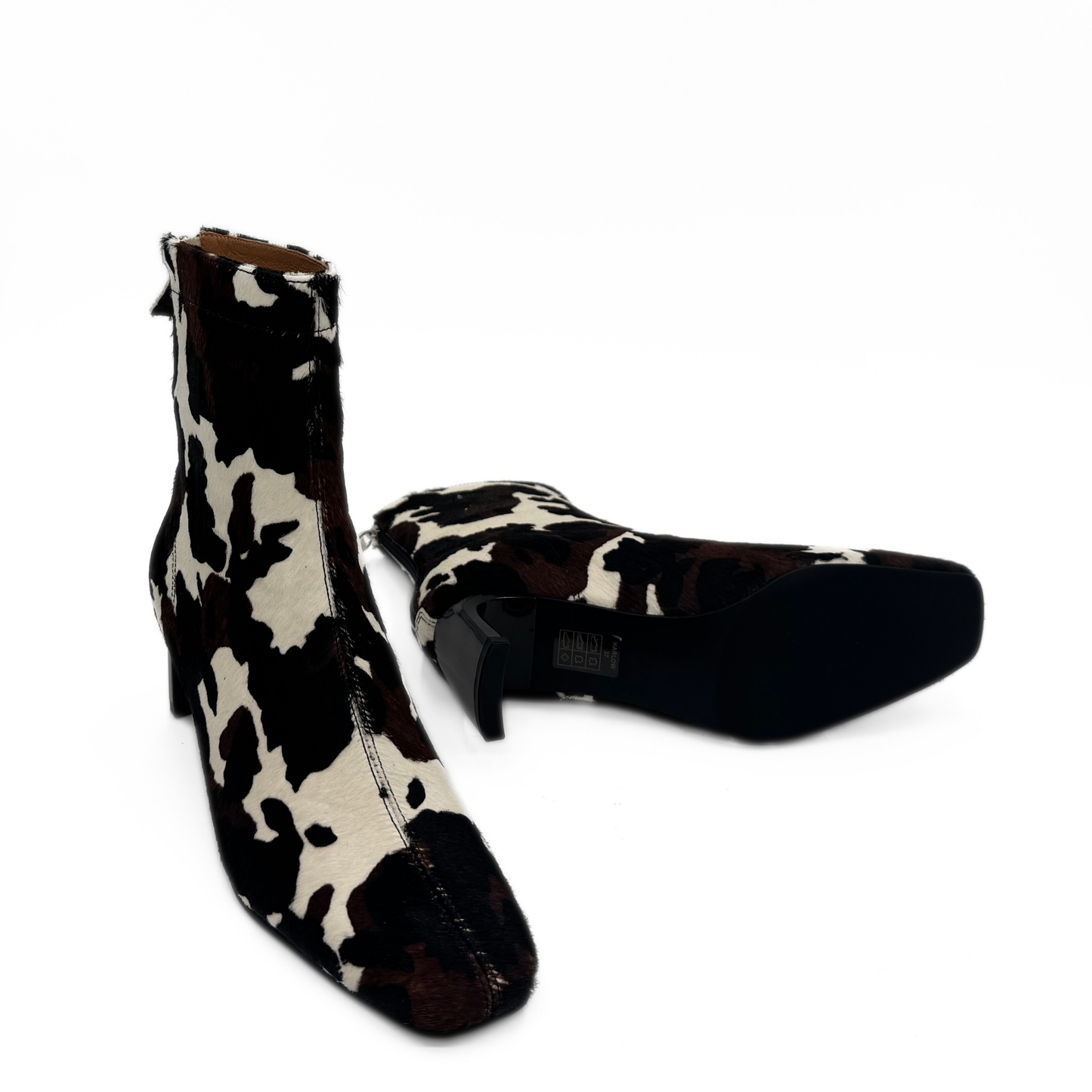 Harlow Cow Hair Booties - Cow Fur