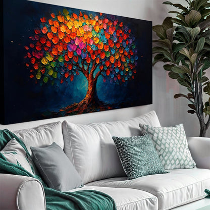 Rainbow Bloom Wall Art
