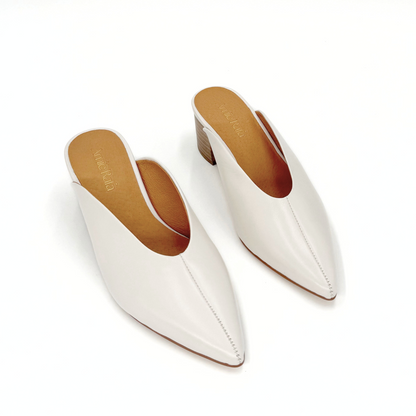 Shally Mules - White
