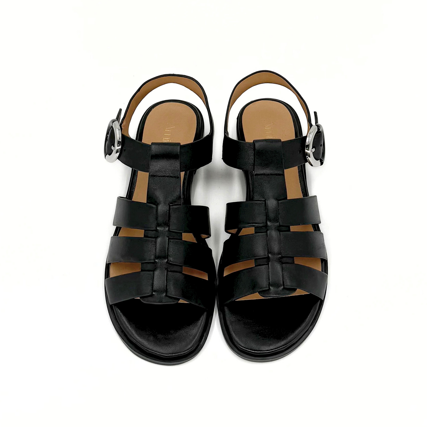 Monaca Fisherman Sandals - Black