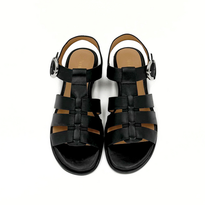 Monaca Fisherman Sandals - Black